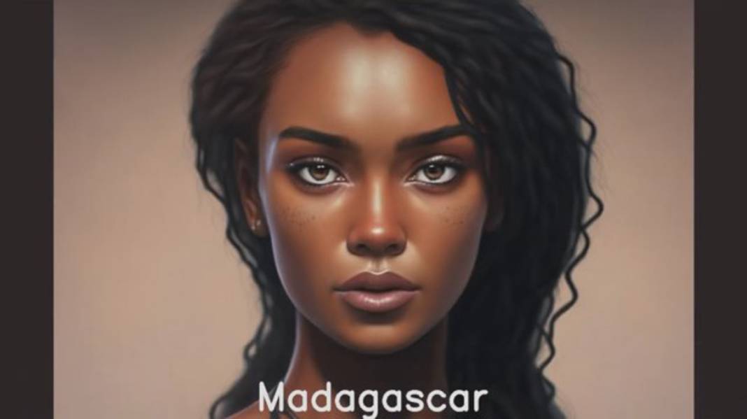 Yapay zekaya "Ülkeler güzel kadınlar olsaydı nasıl görünürlerdi?" diye sordular; işte sonuç! 14